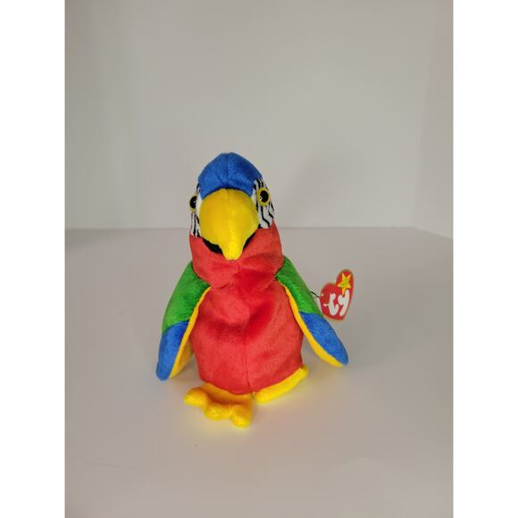 Jabber the Parrot Beanie Baby MINT - Picture 1 of 7